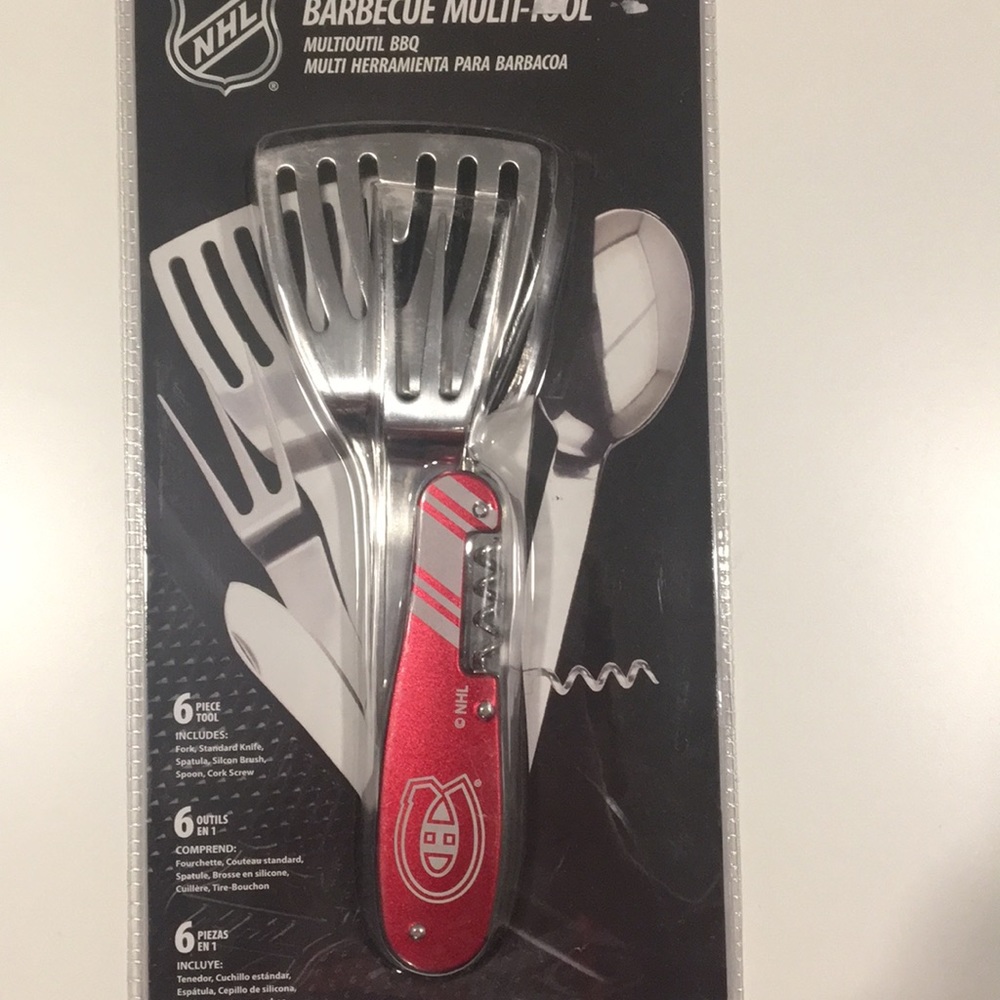 NHL BARBECUE MULTI-TOOL 6 piece tool